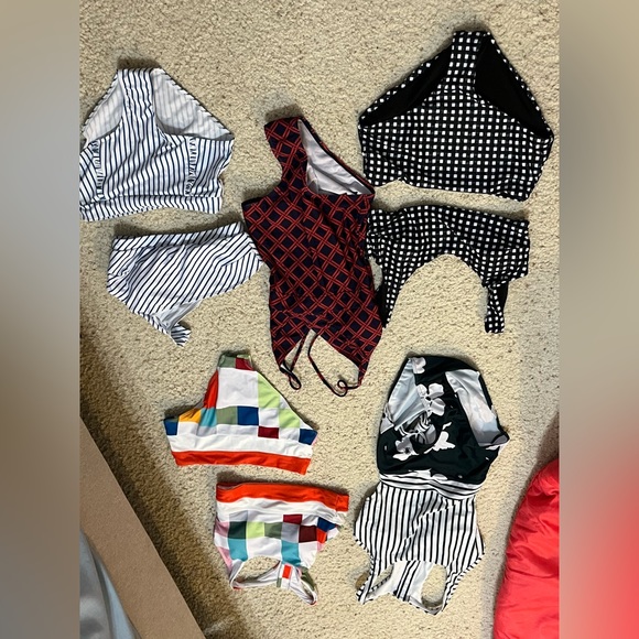 Size small swim suits.  Each $25 or all for $105 - Picture 1 of 7